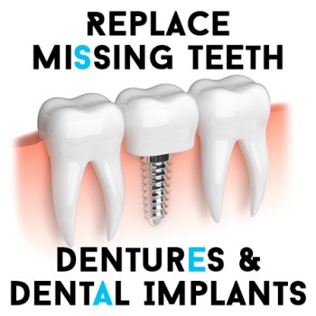 Brooklyn dentists at Park Slope Dental Arts, tells patients about the benefits of replacing missing teeth with dentures and dental implants.